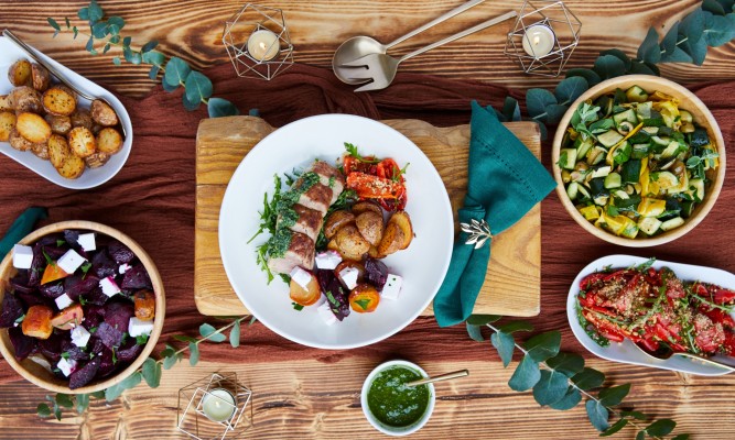 Sharing Feast Pork Tenderloin Salsa Verde